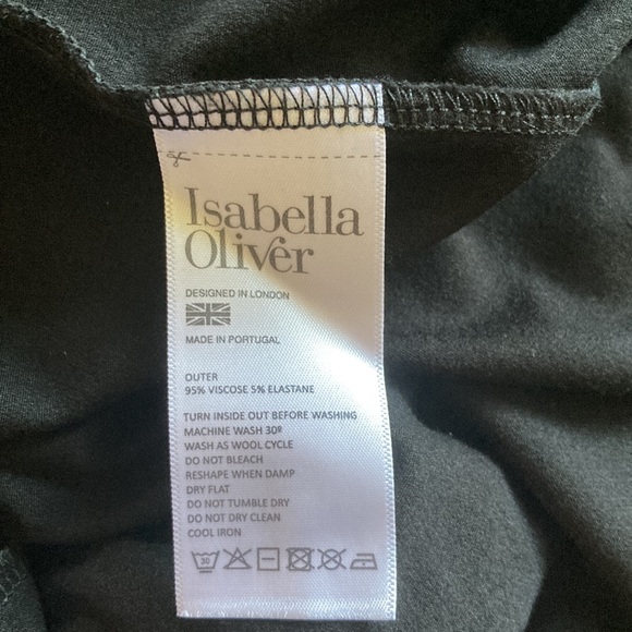 Isabella Oliver black strapless stretch dress size 3 / US 8 NWOT - Picture 4 of 7